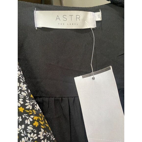 ASTR The Label Ruched Long Sleeve Minidress Black Women's Size XS - Picture 10 of 12